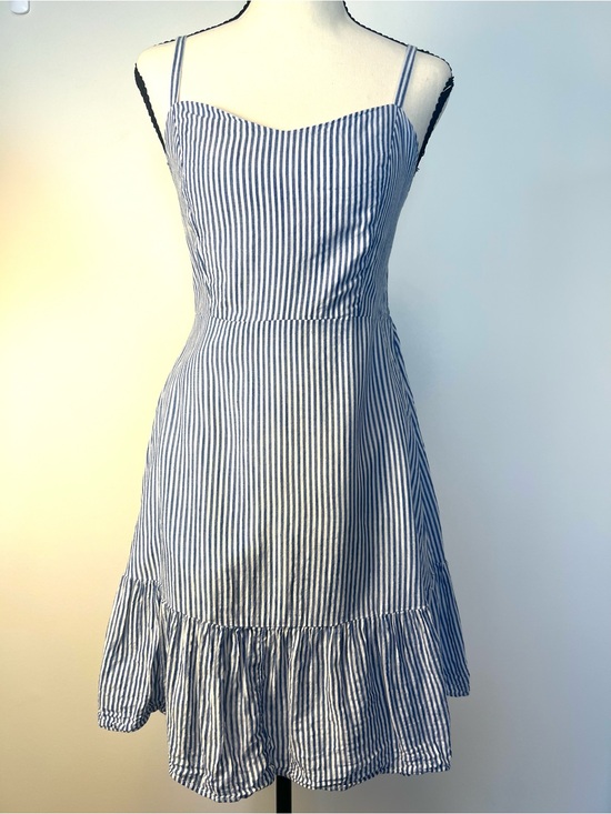 Old Navy Dresses & Skirts - Striped Spaghetti‑Strap Day Dress - Blue & White | Cotton Blend